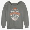 Brand new ❤️ Disney Hocus Pocus Winnie Another Glorious Morning 👧 Girls Slouchy Sweatshirt 👍