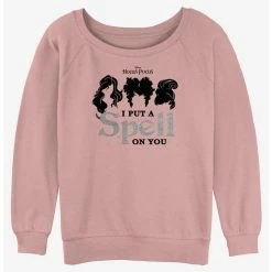 Best reviews of 🌟 Disney Hocus Pocus Hair Silhouette Spell 👧 Girls Slouchy Sweatshirt 😀