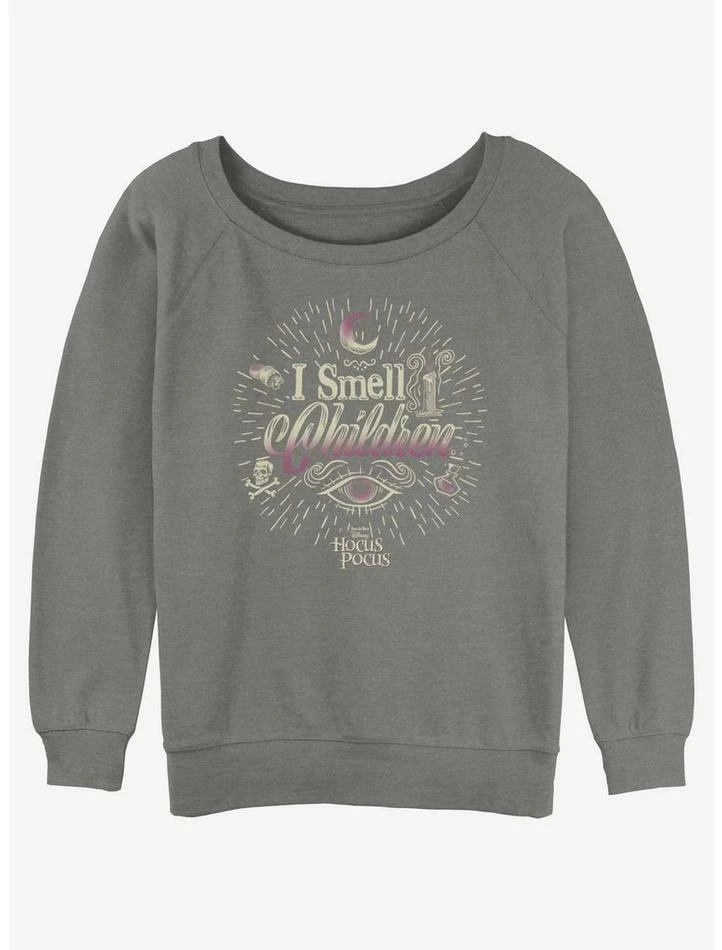 Wholesale ๐ Disney Hocus Pocus Smelly Children ๐ง Girls Slouchy Sweatshirt ๐
