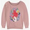 Brand new 🔥 Disney The Little Mermaid Leafy Ariel 👧 Girls Slouchy Sweatshirt 😀
