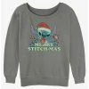Coupon 🌟 Disney Lilo & Stitch Merry Stitchmas 👧 Girls Slouchy Sweatshirt 😍