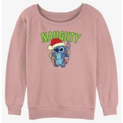 Best reviews of 👏 Disney Lilo & Stitch Naughty Stitch 👧 Girls Slouchy Sweatshirt ❤️