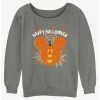Best deal ✨ Disney Mickey Mouse Jack O' Lantern 👧 Girls Slouchy Sweatshirt 🌟