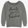 Cheap 👏 Disney Minnie Mouse Fab Aunt 👧 Girls Slouchy Sweatshirt 👍