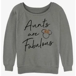 Cheap 👏 Disney Minnie Mouse Fab Aunt 👧 Girls Slouchy Sweatshirt 👍