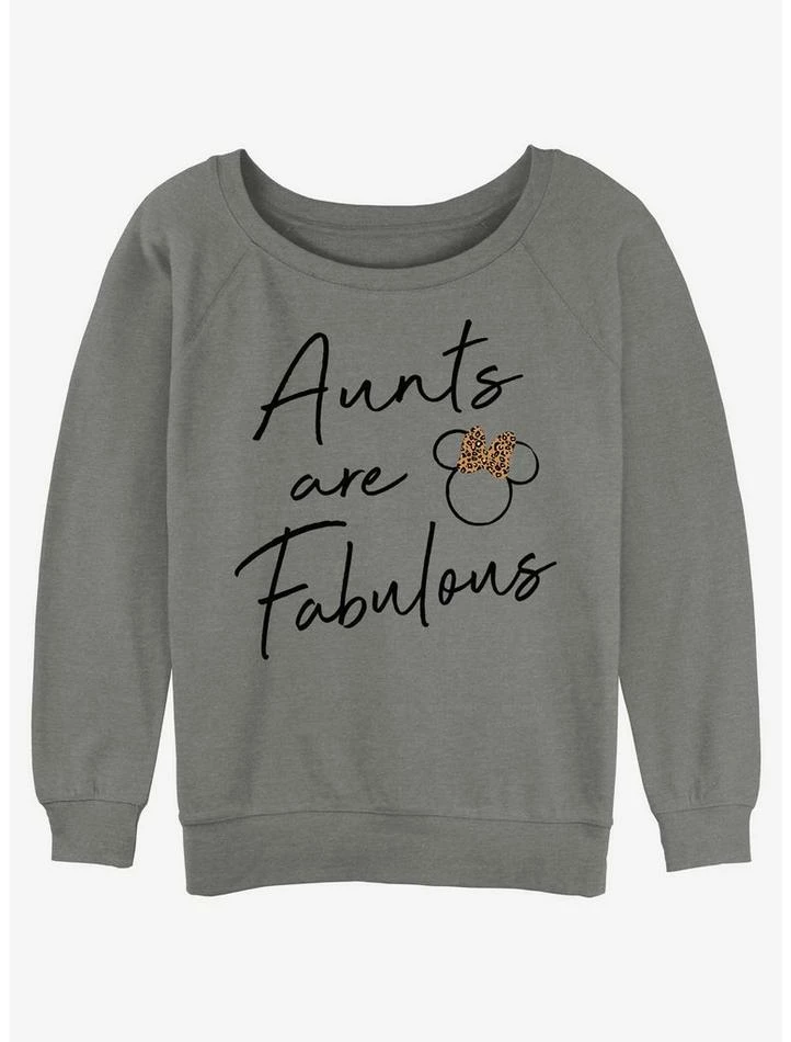 Cheap 👏 Disney Minnie Mouse Fab Aunt 👧 Girls Slouchy Sweatshirt 👍