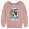 New ⌛ Disney Pixar Monsters University Scary Ugly 🎁 Christmas 👧 Girls Slouchy Sweatshirt 👍