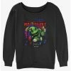 Coupon 🔔 Disney The Nightmare Before 🔔 Christmas Oogie Dice 👧 Girls Slouchy Sweatshirt ❤️