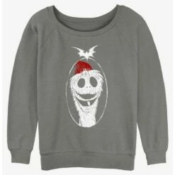 Flash Sale ✨ Disney The Nightmare Before 🎄 Christmas Santa Jack 👧 Girls Slouchy Sweatshirt 😀