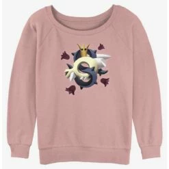 Cheap 🌟 Disney The Owl House King Vines 👧 Girls Slouchy Sweatshirt ⌛