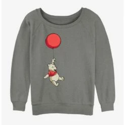 Coupon 🌟 Disney Winnie The Pooh Balloon Winnie 👧 Girls Slouchy Sweatshirt ⭐