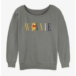 Promo 🤩 Disney Winnie The Pooh Fashion 👧 Girls Slouchy Sweatshirt 😉