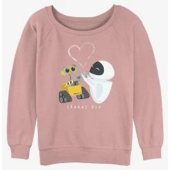 Brand new ⌛ Disney Pixar Wall-E Sparks Fly 👧 Girls Slouchy Sweatshirt 😀