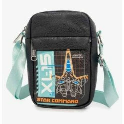 Wholesale ⭐ Disney Pixar Lightyear Star Command Spaceship Schematic Vegan Leather Crossbody Bag ⭐