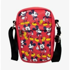 Hot Sale โญ Disney Mickey Mouse Standing Poses Vegan Leather Crossbody Bag โค๏ธ