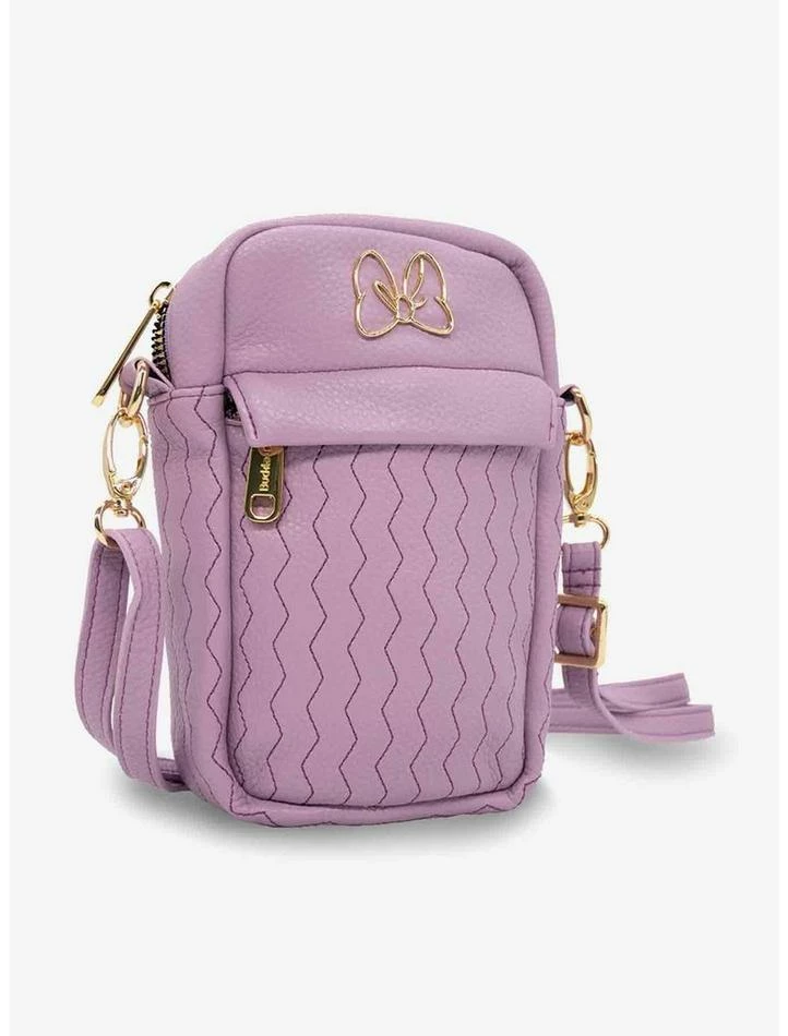 Brand new โจ Disney Minnie Mouse Bow Chevron Vegan Leather Crossbody Bag ๐งจ - Image 2