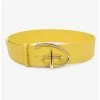 Cheapest ⭐ Disney Signature D Logo Gold Buckle Yellow Vegan Leather Belt 🌟