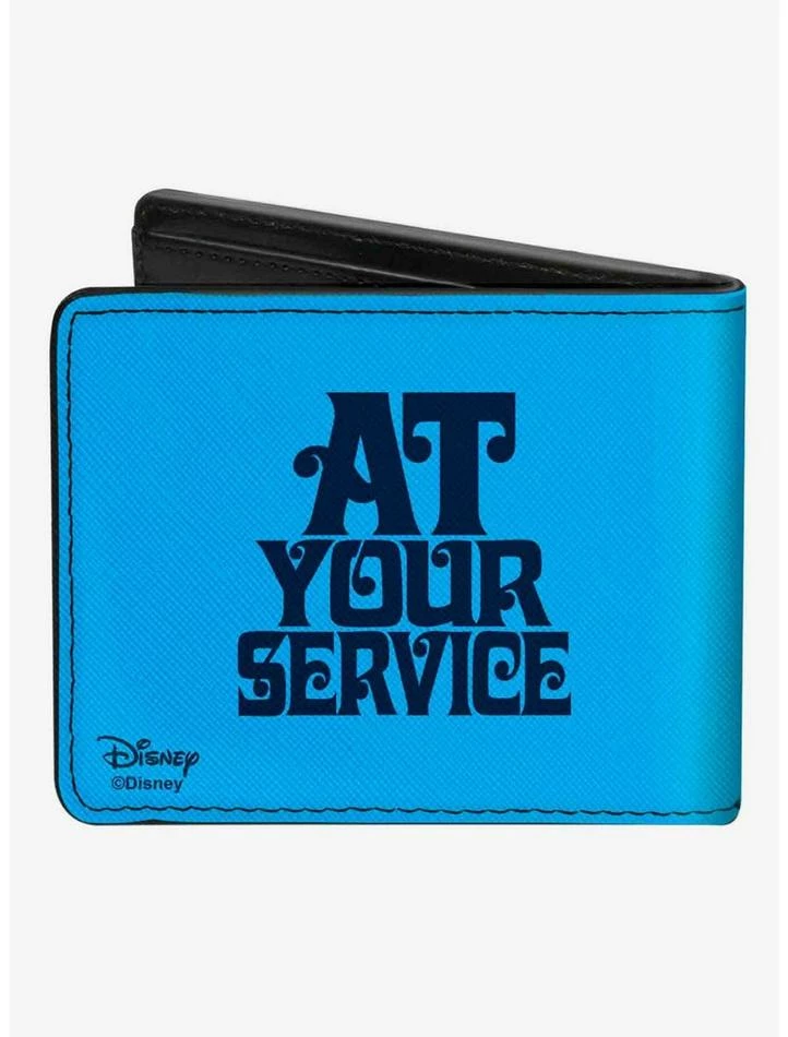 New 🌟 Disney Aladdin 2019 Genie Face At Your Service Bifold Wallet 🎉 - Image 2