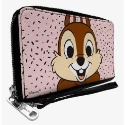 Buy ⌛ Disney Disney Chip and Dale Chip Smiling Pose Sprinkle Zip Around Wallet 🌟
