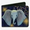 Flash Sale 🥰 Disney Dumbo Face Dreamland Diamond Checker Bifold Wallet 👏