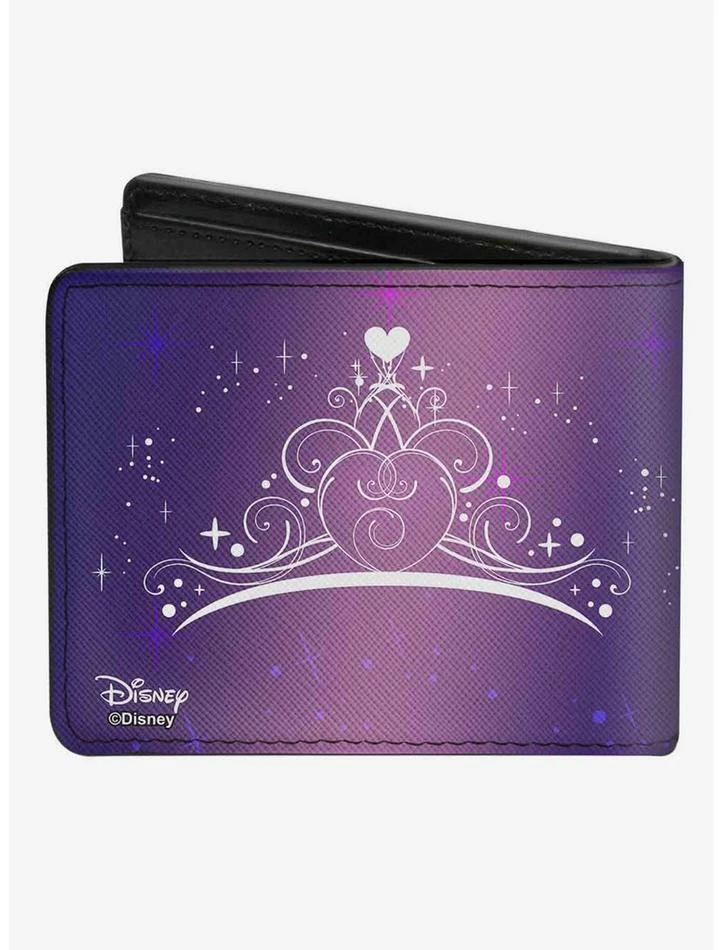 Best Sale ๐ Disney Cinderella Prince Ball Scene Crown Icon Bifold Wallet ๐งจ - Image 2