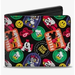 Wholesale 🥰 Disney Disney The Sensational Expression Badges Bifold Wallet ⌛