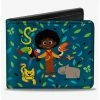 Flash Sale 🌟 Disney Encanto Antonio and Animals Pose Bifold Wallet 🎉