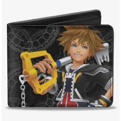 Discount 🎁 Disney Kingdom Hearts Sora Pose Rings Bifold Wallet 🔥