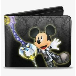 Wholesale 🔥 Disney Kingdom Hearts Birth by Sleep Mickey Star Seeker Keyblade Bifold Wallet 🔥