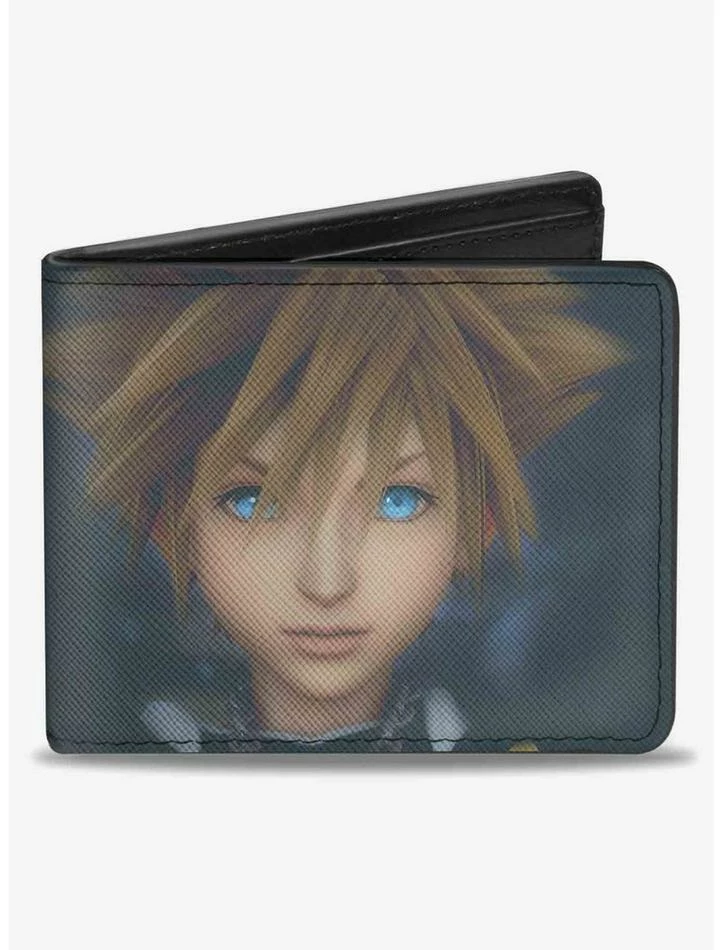 Coupon ๐ Disney Kingdom Hearts II Hazy Sora Face Close Up Bifold Wallet ๐