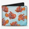 Buy 🤩 Disney Pixar Finding Nemo Swimming Bubbles Collage Bifold Wallet 👍