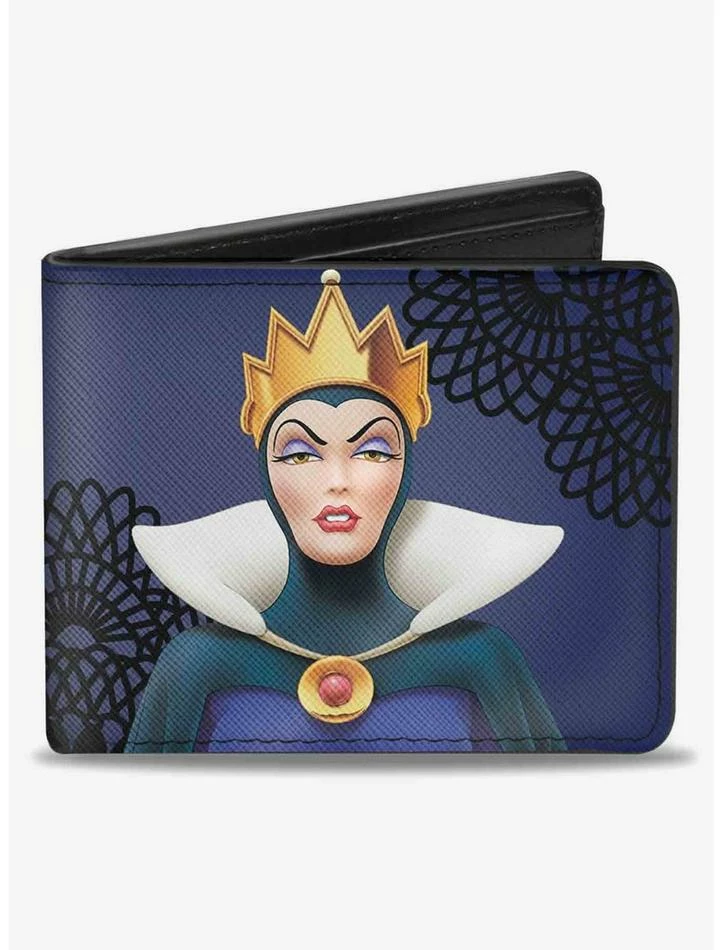Cheap ๐ Disney Snow Evil Queen Old Witch Poses Bifold Wallet ๐งจ