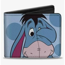 Coupon ๐ฅ Disney Winnie The Pooh Eeyore Character Close Up Pose and Text Bifold Wallet โค๏ธ