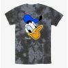 New 💯 Disney Donald Duck Donald Big Face Tie-Dye T-Shirt 🛒