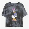 Budget 😍 Disney Daisy Duck Traditional Daisy Tie-Dye 👧 Girls Crop T-Shirt ⭐