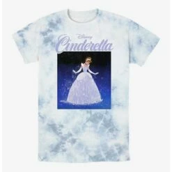 Outlet 😉 Disney Cinderella 👗 Dress Transformation Tie-Dye T-Shirt 👍