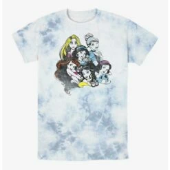 New 🤩 Disney Princesses Disney Gals Tie-Dye T-Shirt ✔️