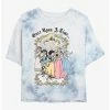 Top 10 🛒 Disney Princesses Once Upon A Time Tie-Dye 👧 Girls Crop T-Shirt 🧨