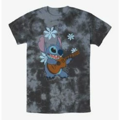 Discount 🌟 Disney Lilo & Stitch Ukulele Stitch Tie-Dye T-Shirt 🧨