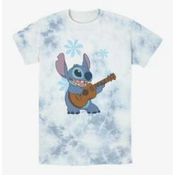 Top 10 🤩 Disney Lilo & Stitch Ukulele Stitch Tie-Dye T-Shirt ❤️