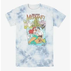 Top 10 🔔 Disney The Little Mermaid Movie Cover Tie-Dye T-Shirt 🎉