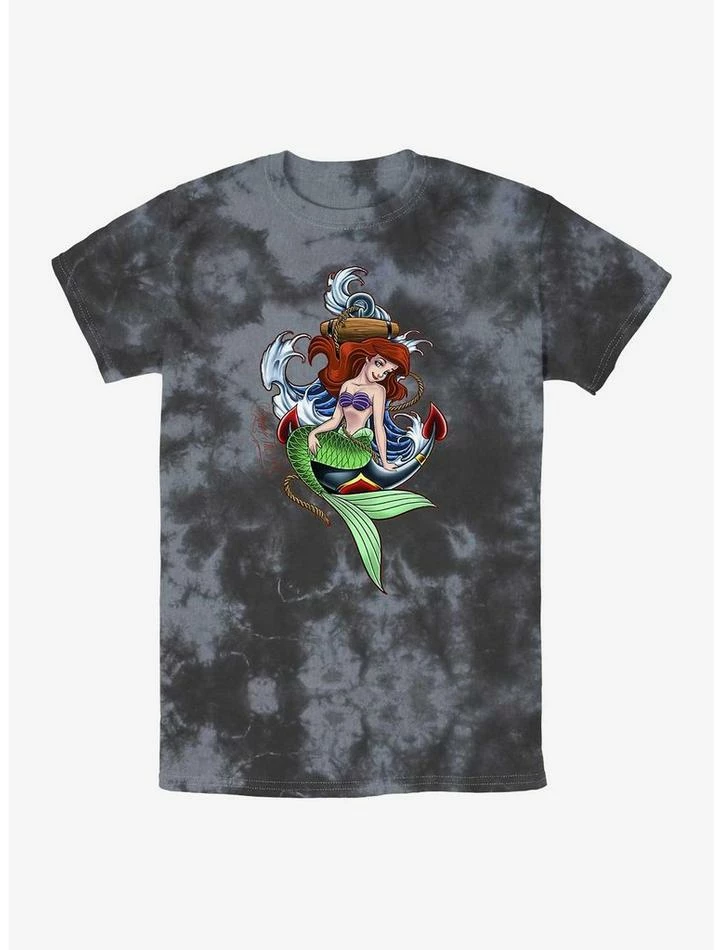 Wholesale ๐ Disney The Little Mermaid Under The Sea Tie-Dye T-Shirt โจ
