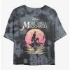 Best reviews of ⭐ Disney The Little Mermaid Moon Gaze Tie-Dye 👧 Girls Crop T-Shirt ✨