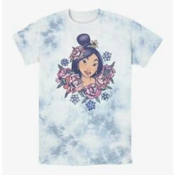 Promo 🌟 Disney Mulan Beautiful Bloom of All Tie-Dye T-Shirt 👏