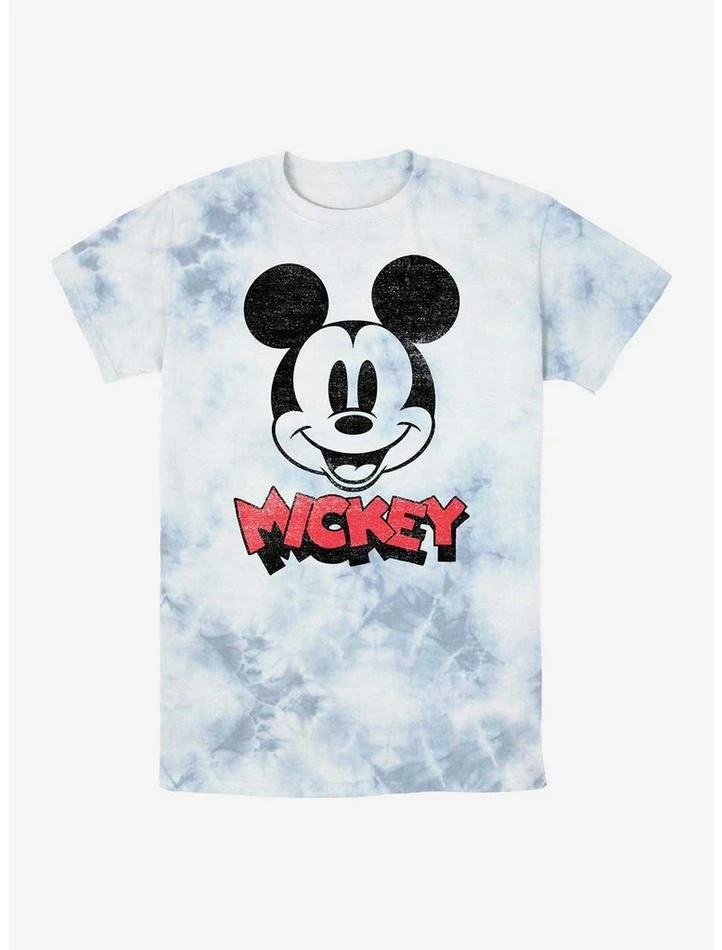 Promo 🔥 Disney Mickey Mouse Heads Up Tie-Dye T-Shirt 🤩