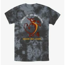 Outlet 🛒 Disney Mulan Mushu Dragon Not Lizard Tie-Dye T-Shirt 🛒