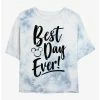 Best reviews of 🥰 Disney Mickey Mouse Best Day Ever Tie-Dye 👧 Girls Crop T-Shirt 🎁