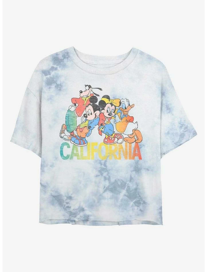 Best reviews of ❤️ Disney Mickey Mouse Cali Group Tie-Dye 👧 Girls Crop T-Shirt ✨