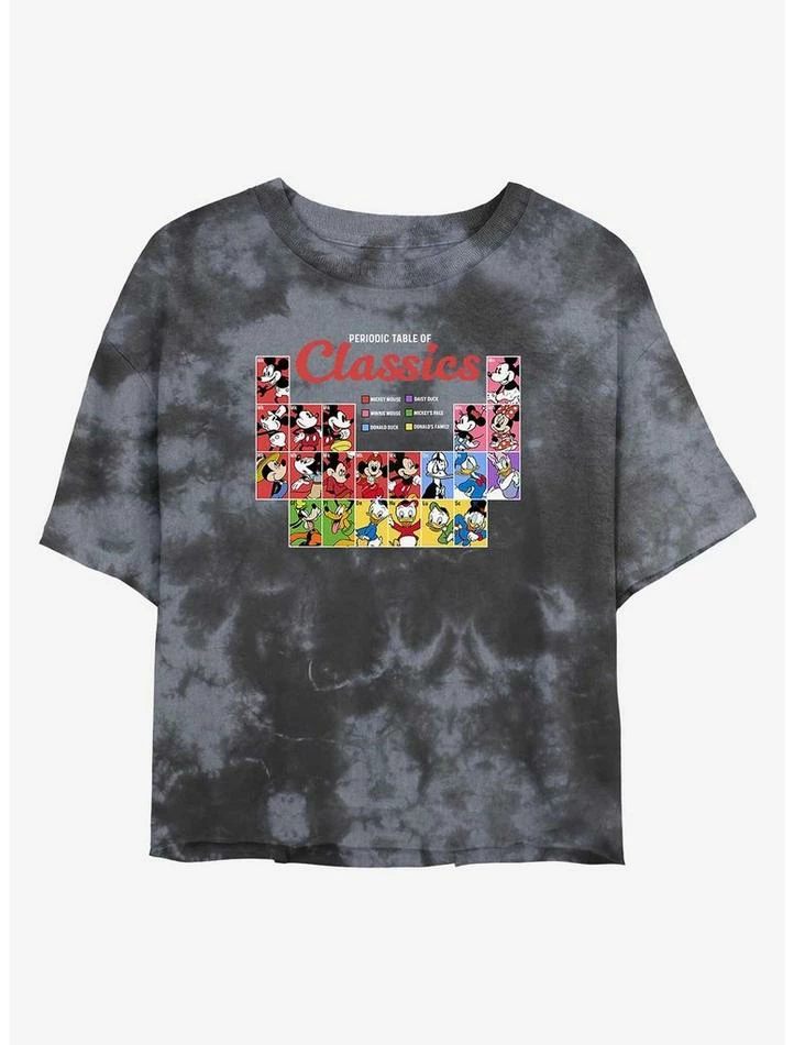 Best reviews of ⌛ Disney Mickey Mouse Perodic Table of Classics Tie-Dye 👧 Girls Crop T-Shirt 🤩
