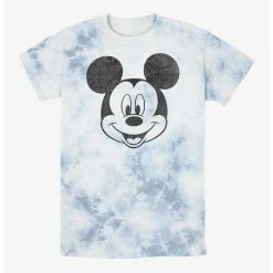 Top 10 ✨ Disney Mickey Mouse Mickey Face Tie-Dye T-Shirt ✔️